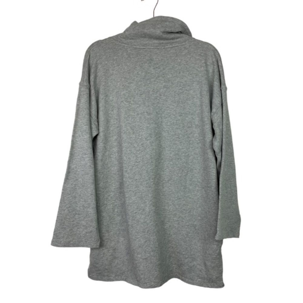 J. Crew University Terry Half-Zip Tunic NEW - Picture 6 of 12